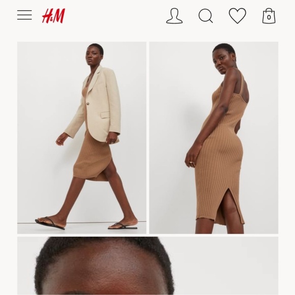 H&M Tan Ribbed Knit Dress - Picture 7 of 7